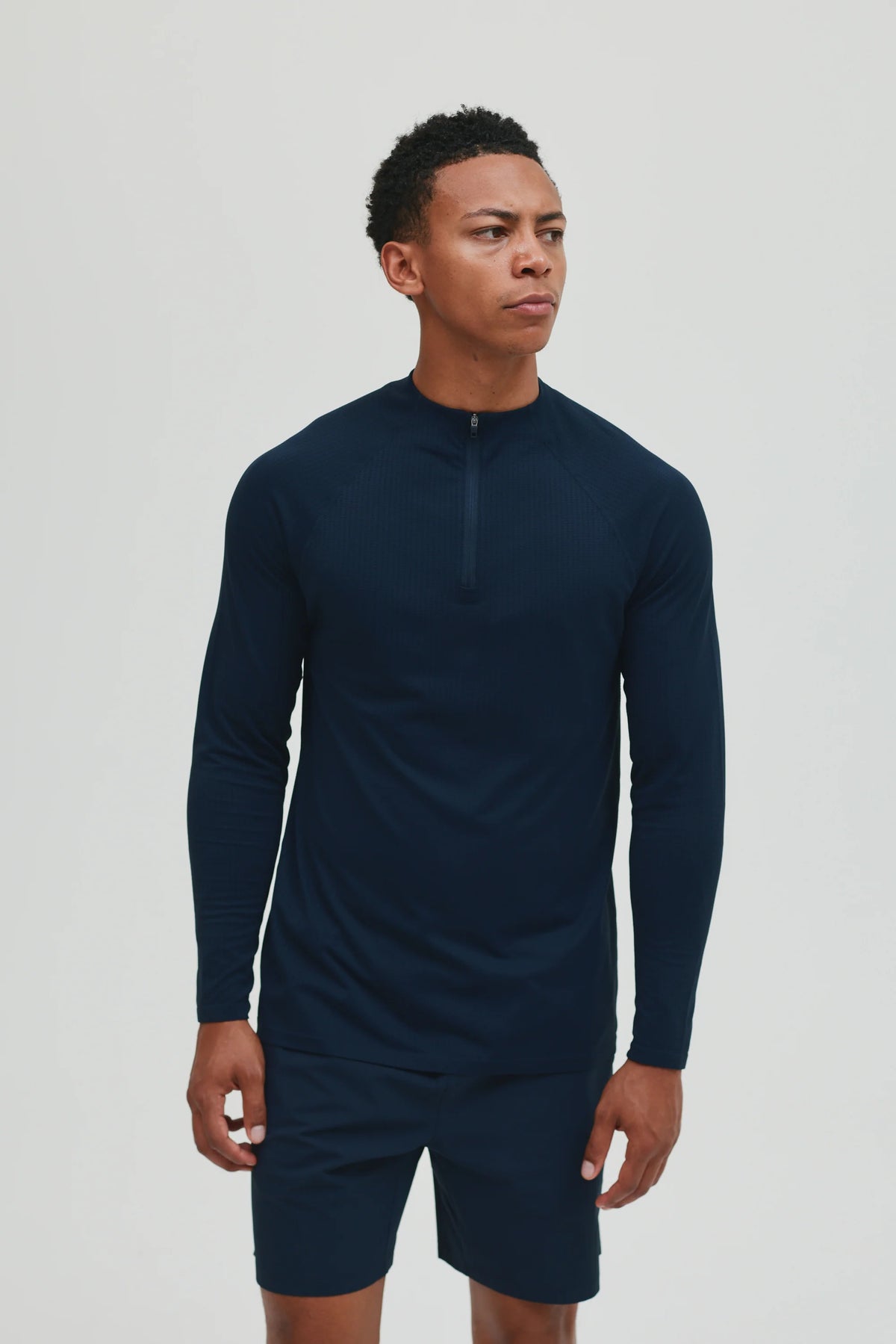 Condition Core Seamless Quarter Zip - Navy
