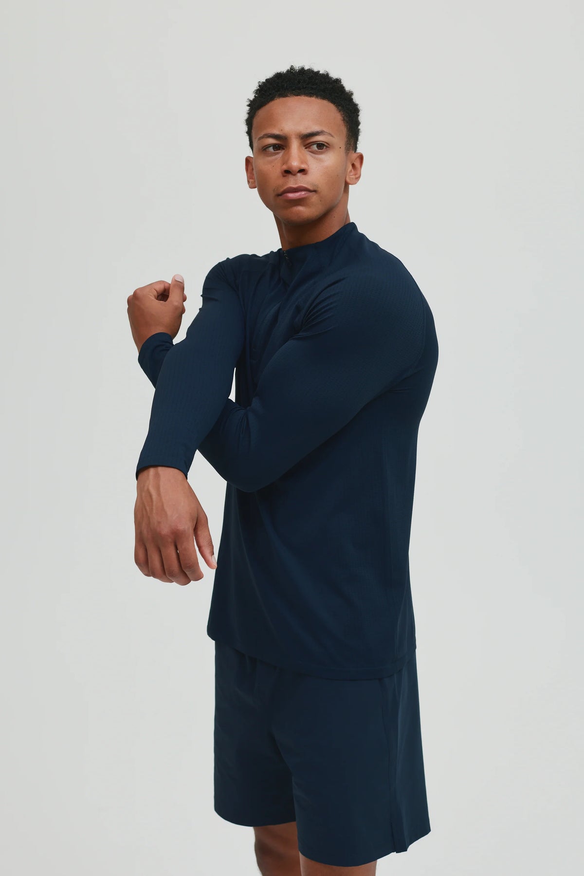 Condition Core Seamless Quarter Zip - Navy