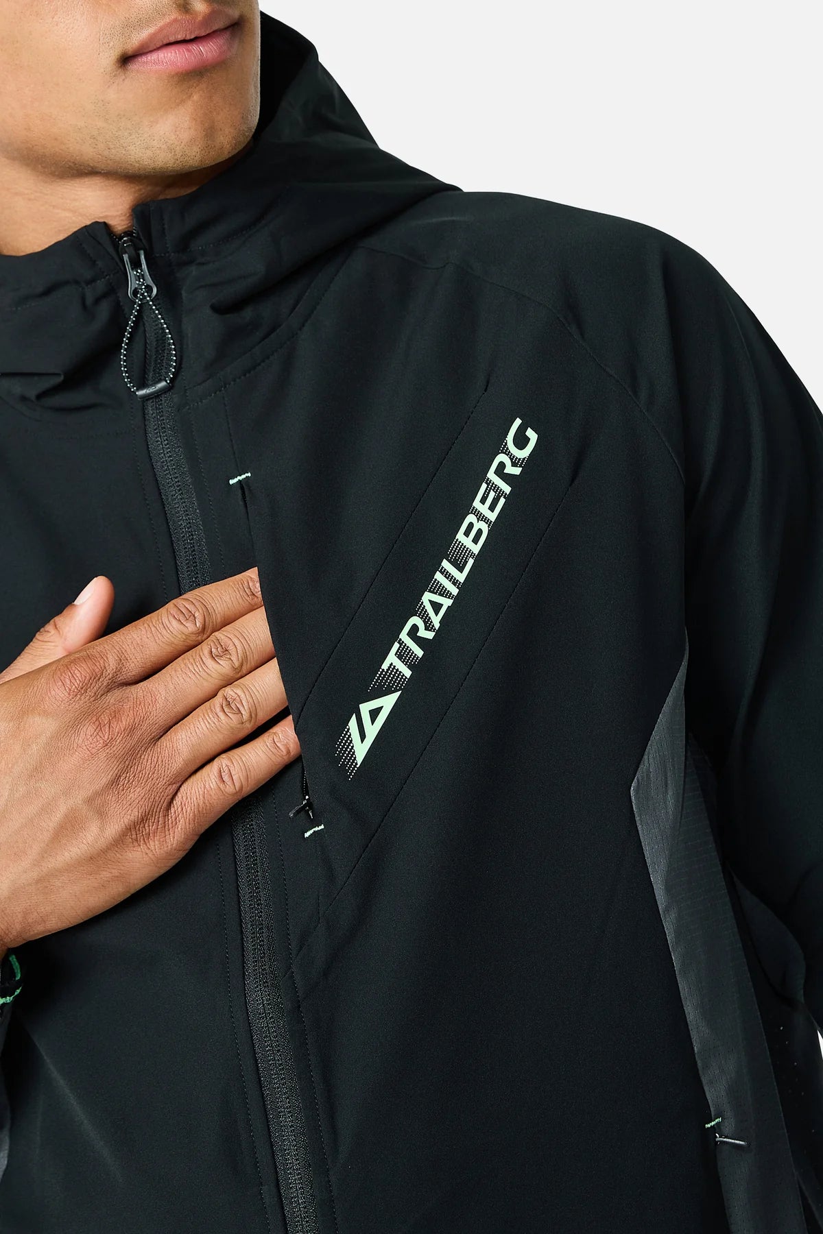 Trailberg Pulsewave Jacket - Black / Inkwell Shadow from DripModa