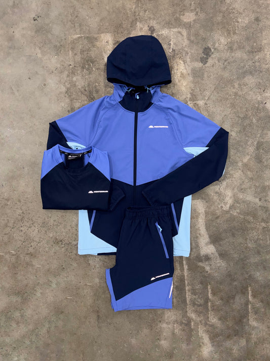 Monterrain Vault Woven Velvet Dusk 3 Piece Set - Jacket / T Shirt / Short
