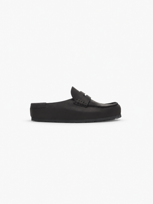 Birkenstock Naples Wrapped Oiled Leather - Black from DripModa