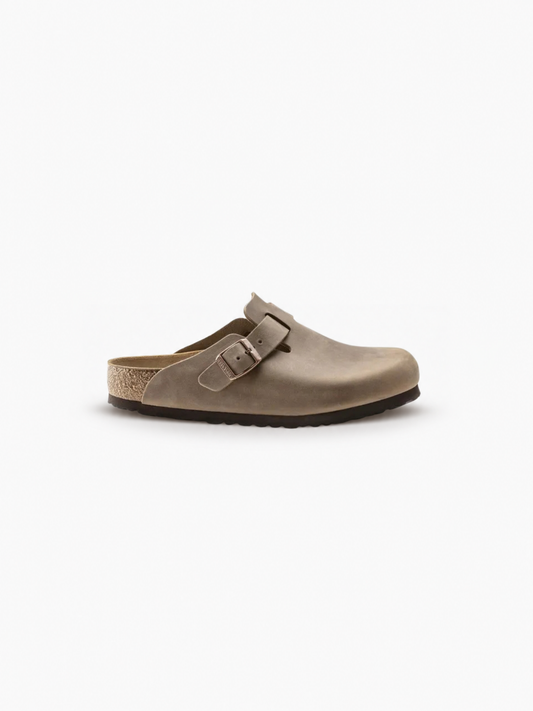 Birkenstock Boston Oiled Leather - Tabacco Brown from DripModa