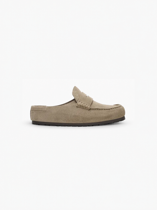 Birkenstock Naples Wrapped Suede - Taupe