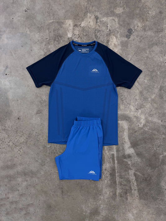 Trailberg Storm Blue Rapid Dash Seamless Set - T Shirt / Short