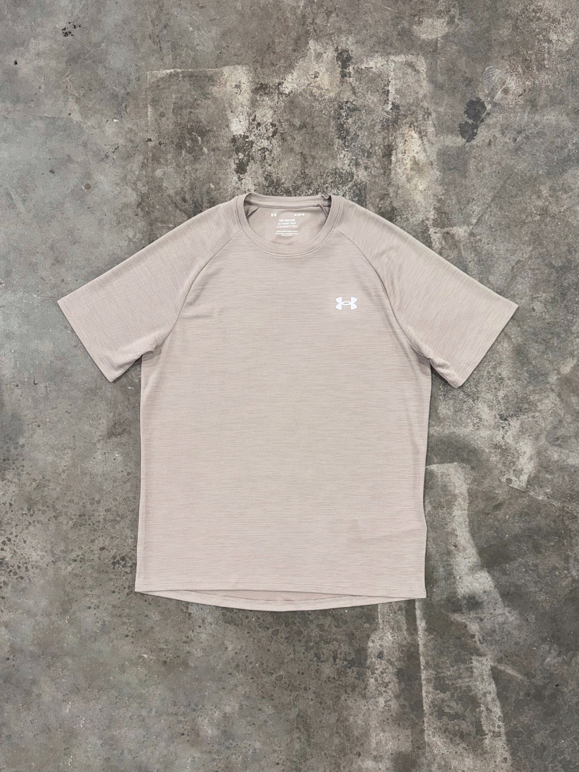 Under Armour Textured T Shirt - Brown from DripModa