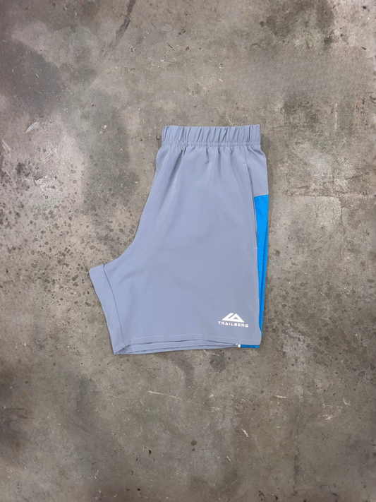 Trailberg Dimension Short - Grey / Atomic Blue