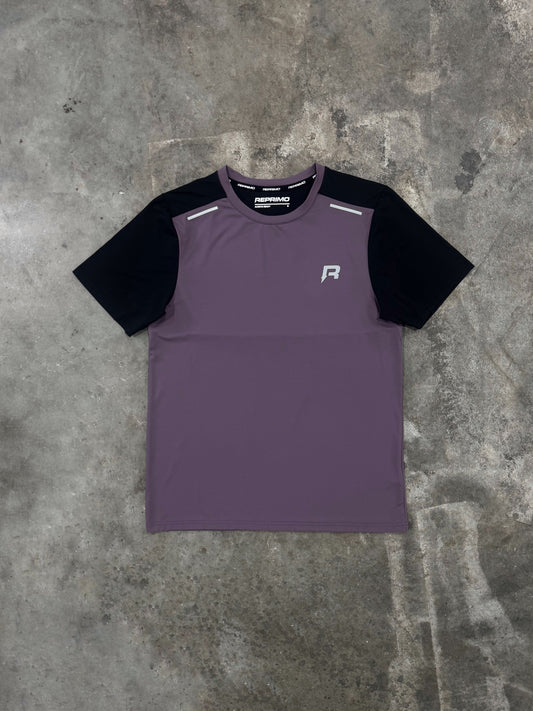 Reprimo Flight T Shirt - Mauve / Black from Dripmoda