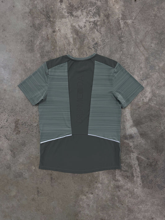 DripModa Panel T Shirt - Agave Green