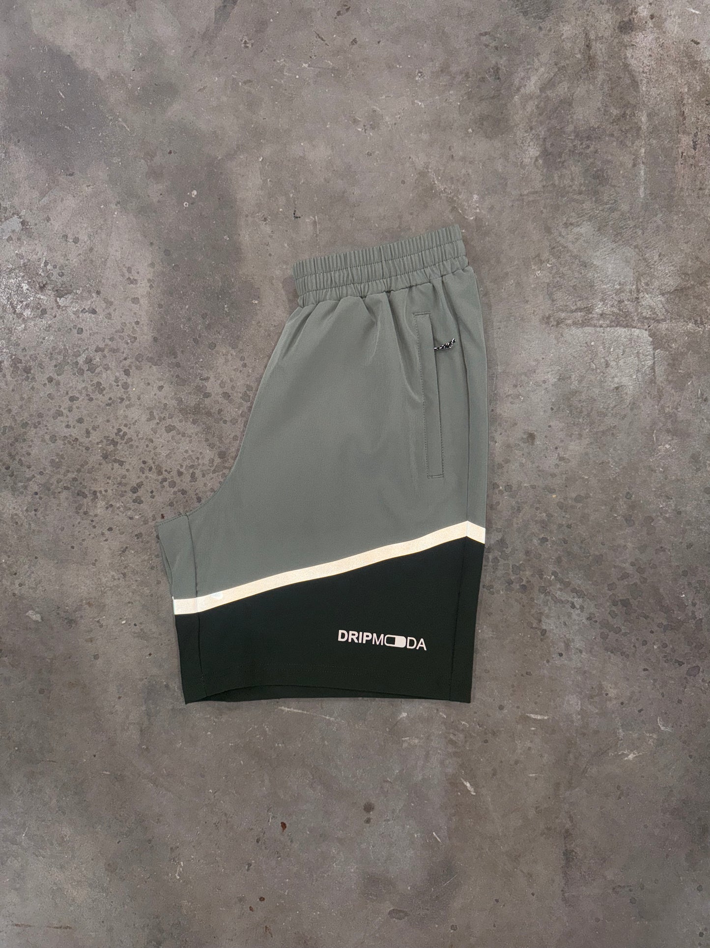 Dripmoda Elevate Olive Set - Jacket / Short