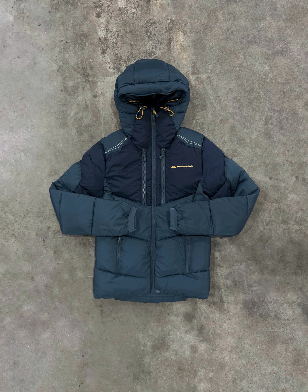 Monterrain Orbit Puffer Jacket - Twilight / Academy Blue from DripModa