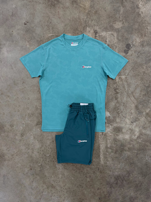 Berghaus Dawdon Tech Blue Set - T Shirt / Short