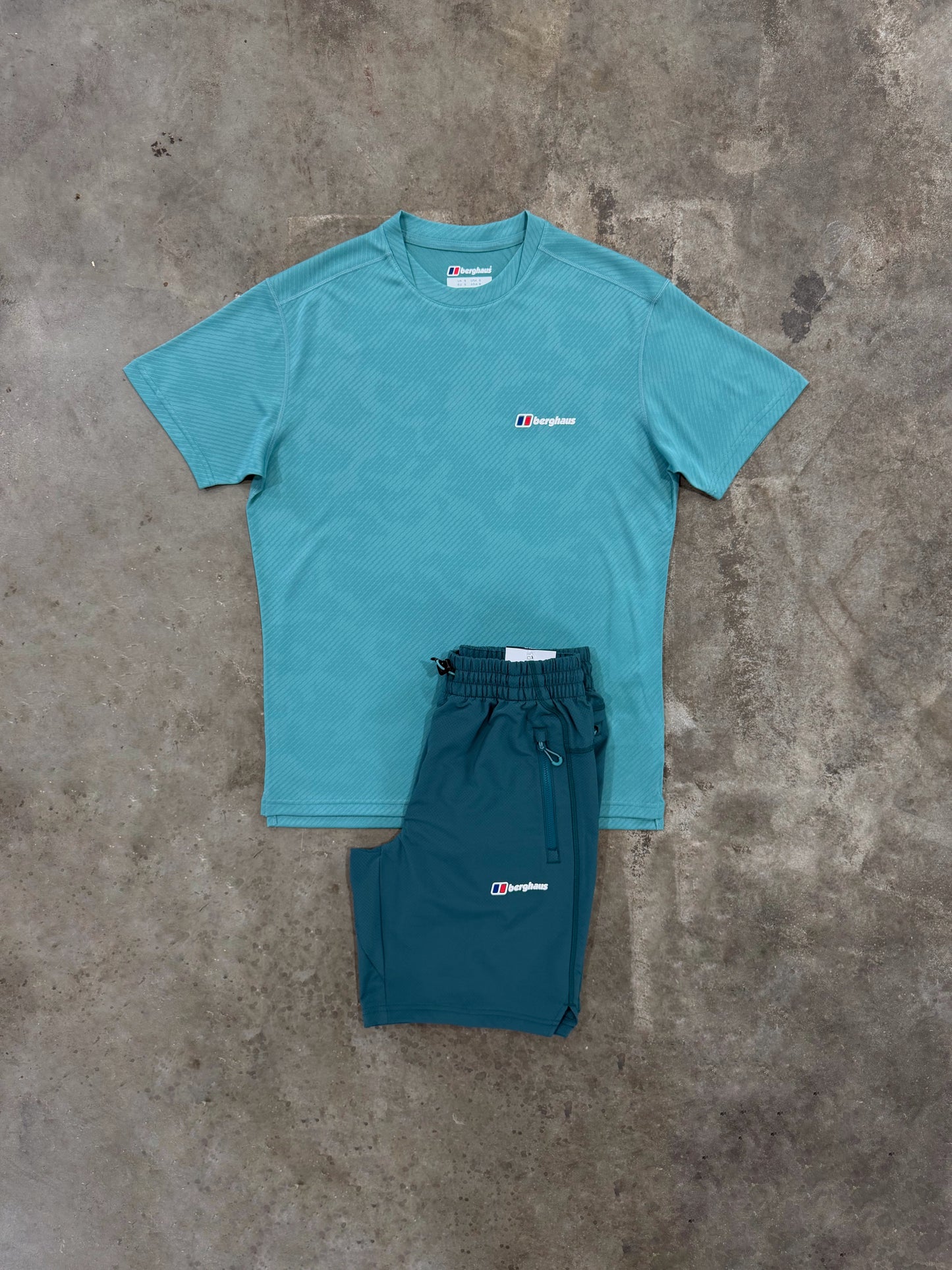 Berghaus Dawdon Tech Blue Set - T Shirt / Short