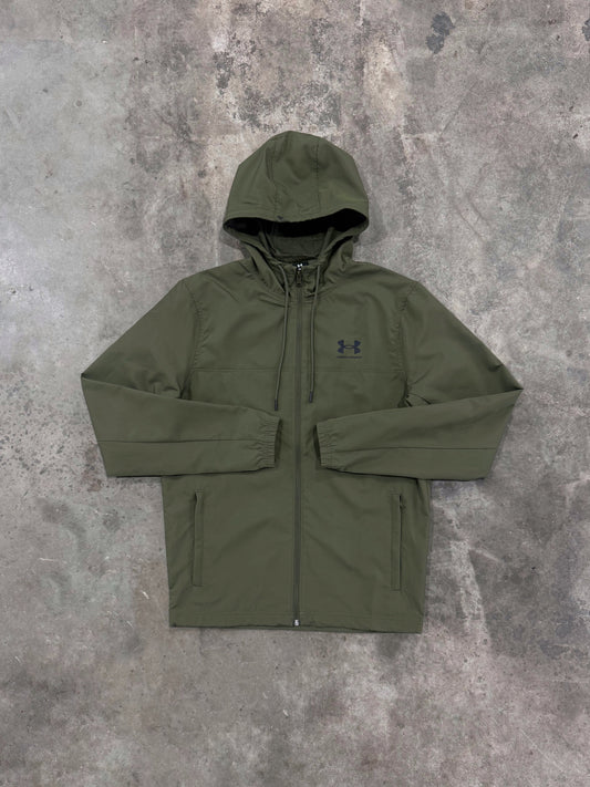 Under Armour Rival Woven Windbreaker - Khaki