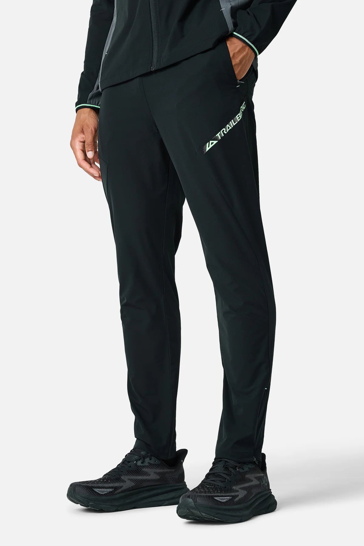 Trailberg Pulsewave Pant - Black / Inkwell Shadow/ Mint Green from DripModa