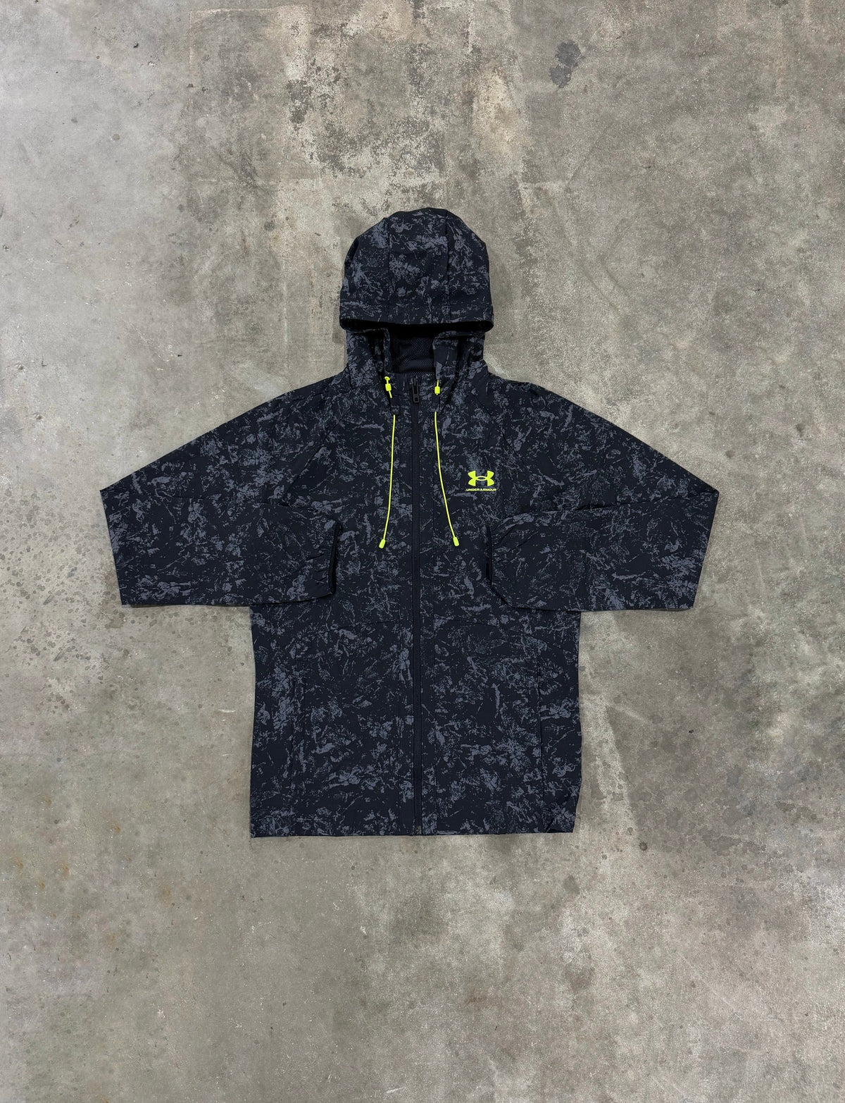 Under Armour Vibe Woven Stretch Jacket - Black / Green