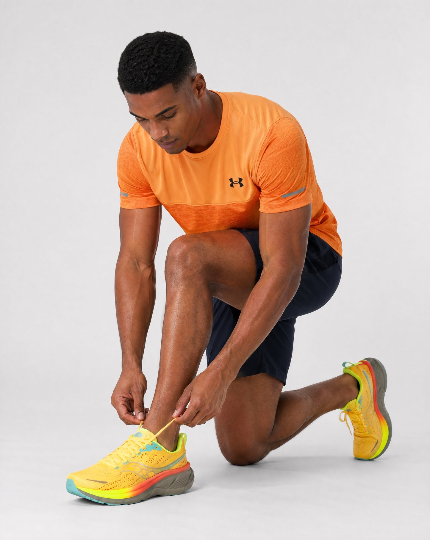 Under Armour Utility Orange Set - T Shirt / Short