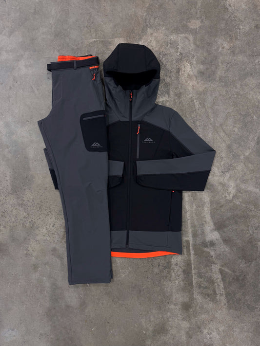 Trailberg Volcano Caldera Gridded Fleece Tracksuit - jacket / Pant