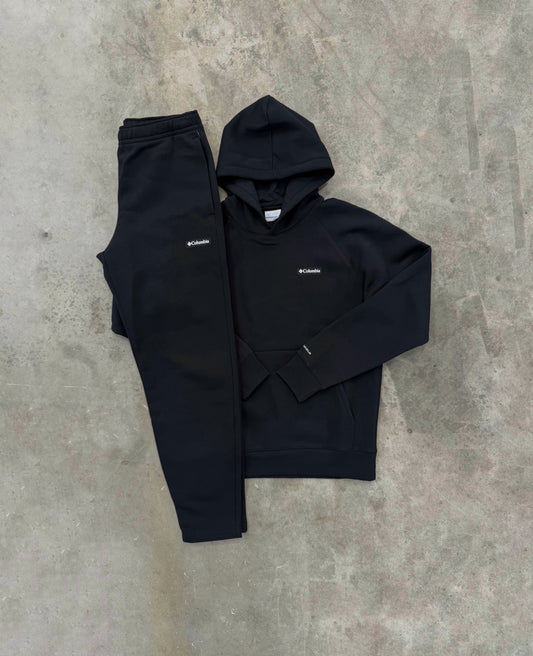 Columbia Dry Creek Black Tracksuit - Hoodie / Pant from DripModa