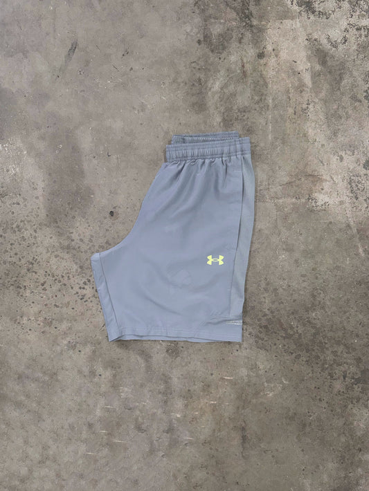 Under Armour Tech Utility Shorts - Lumos Lime / Grey
