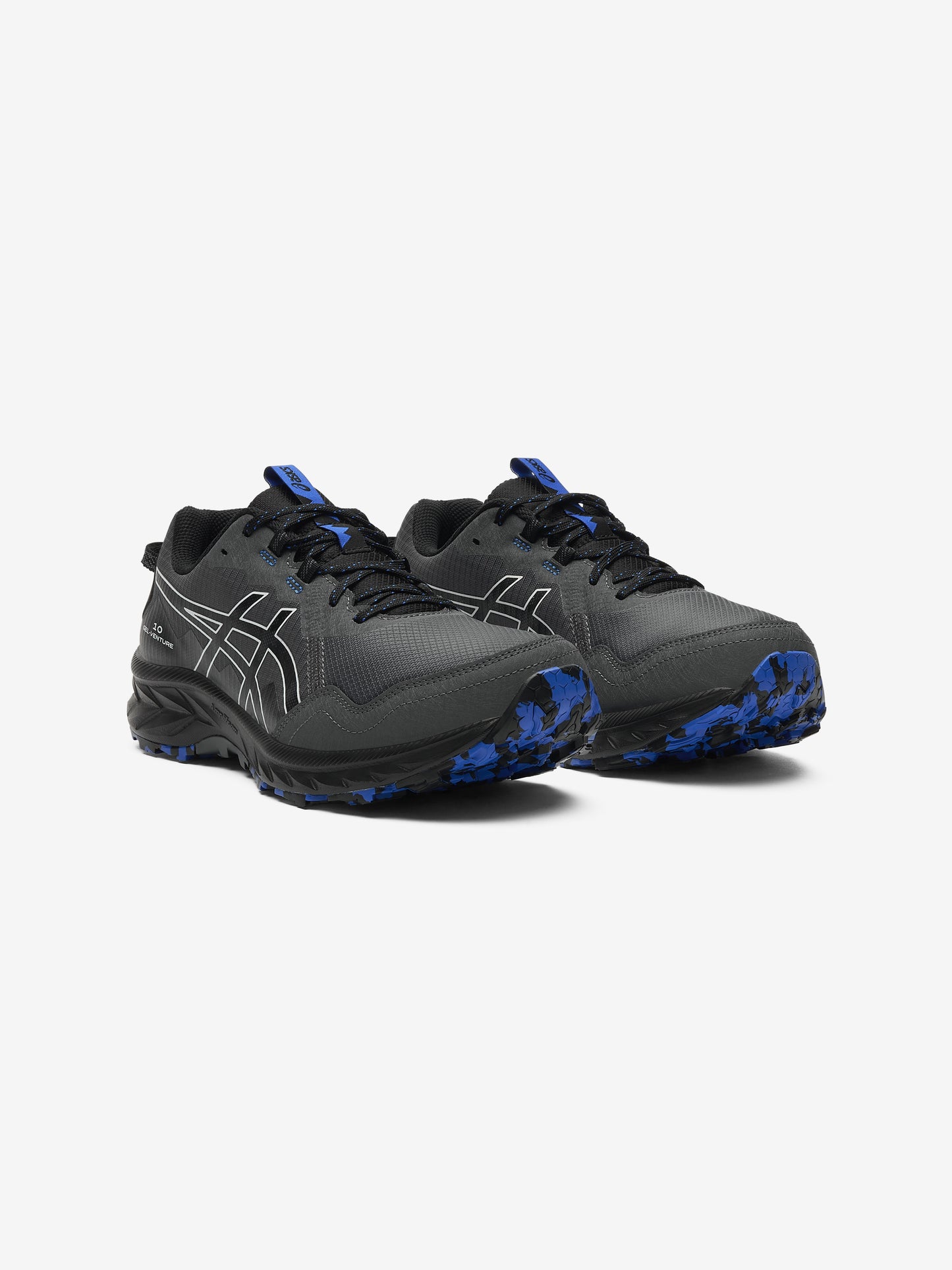 Asics Gel - Venture 10 Waterproof Trail Running Trainer - Black / Blue