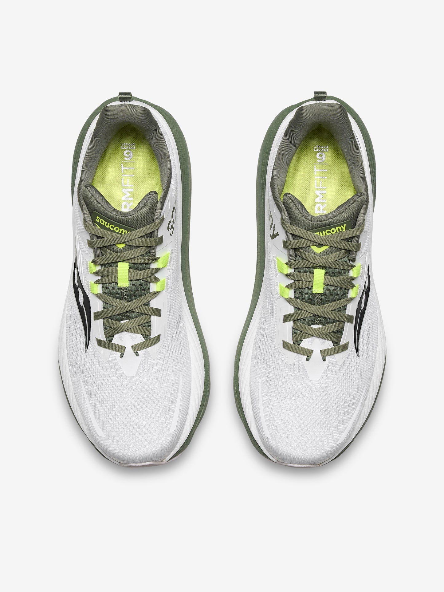 Saucony Hurricane 24 Trainer - White / Green