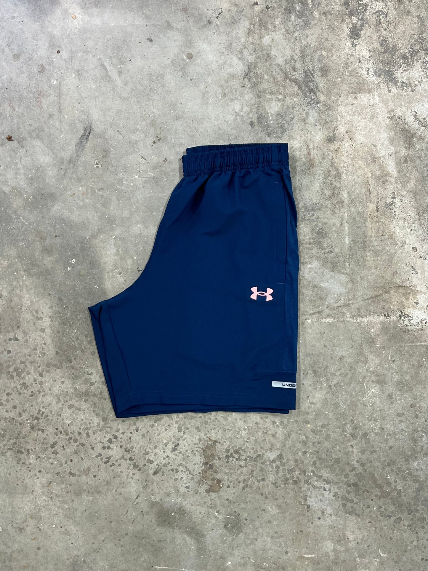 Under Armour Tech Utility Shorts - Navy / Pink from DripModa