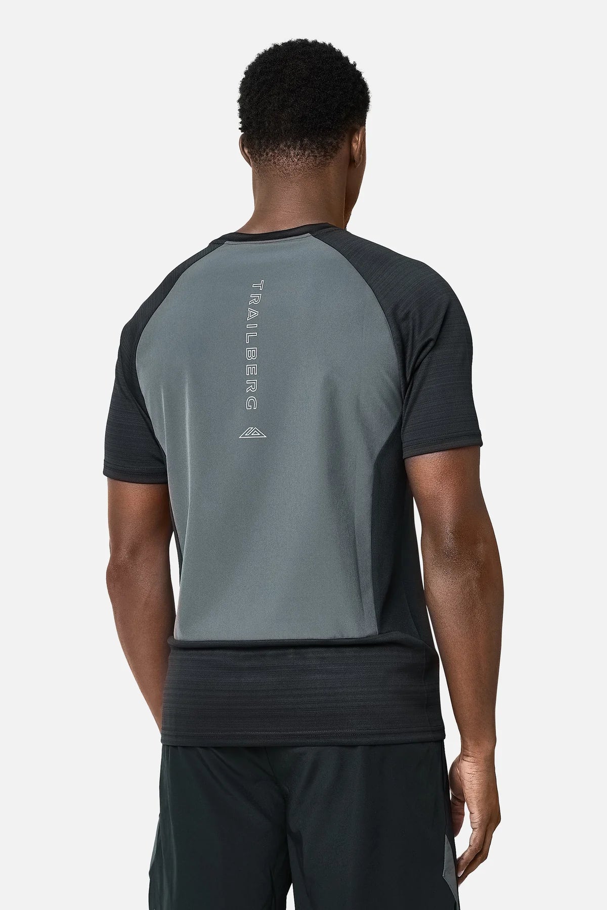 Trailberg SS26 Cloud T Shirt - Black / Volcano Grey