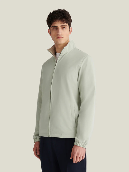 Peckham Rye Zip Jacket - Aqua Grey from DripModa