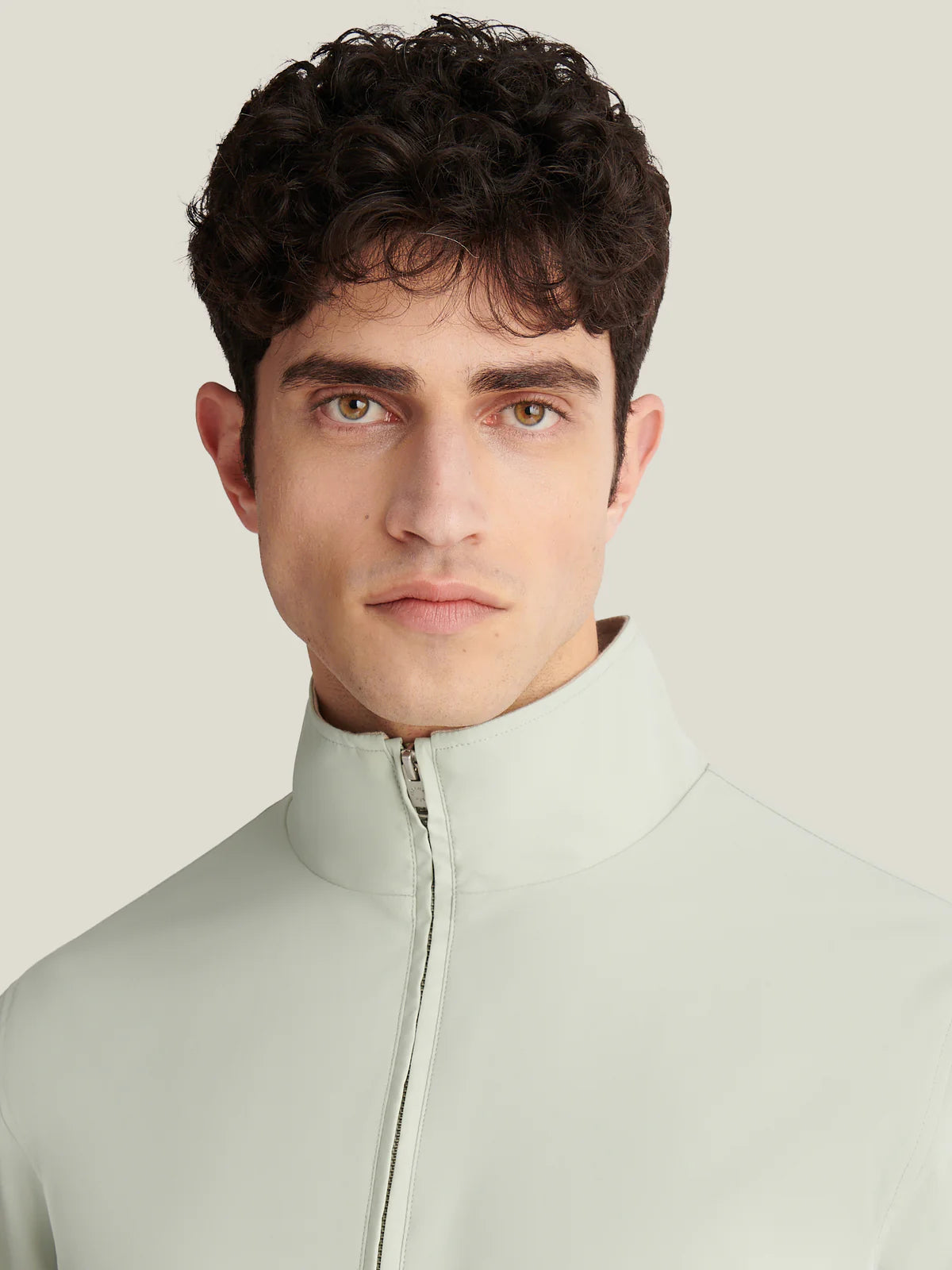 Peckham Rye Zip Jacket - Aqua Grey from DripModa