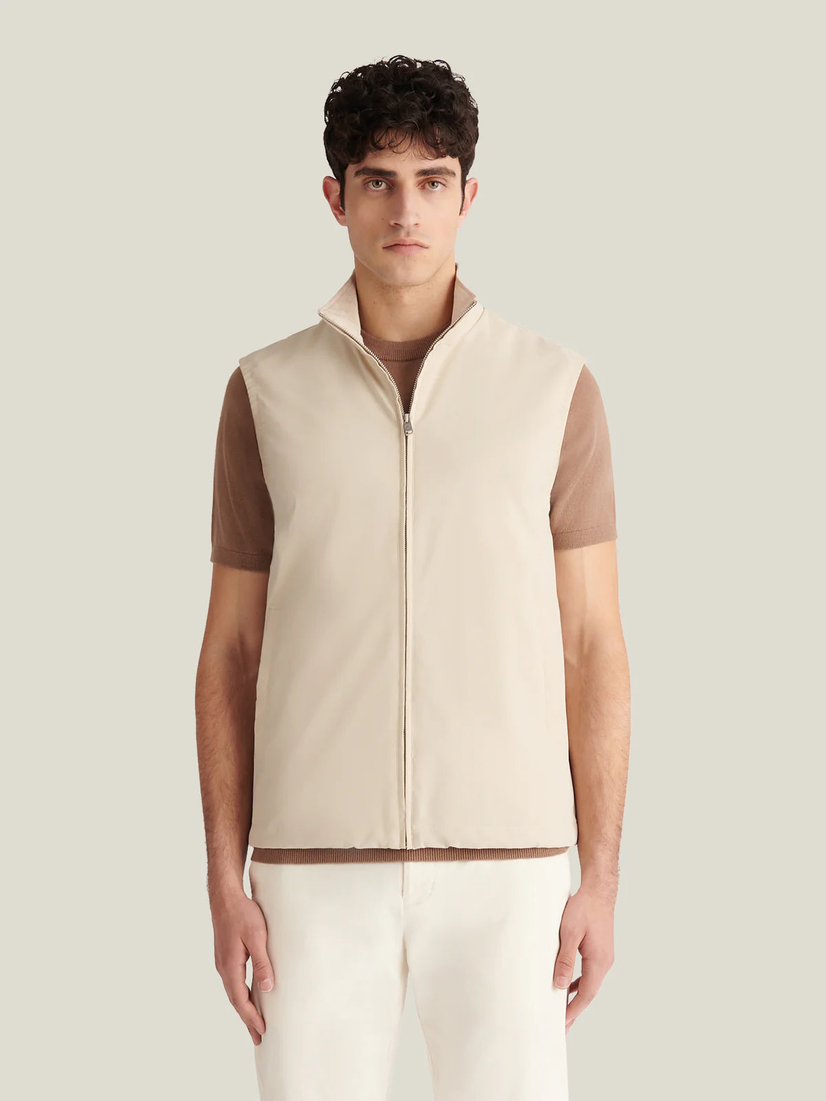 Peckham Rye Zip Vest - Peyote from DripModa