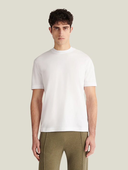 Peckham Rye Mercerised T Shirt - White from DripModa