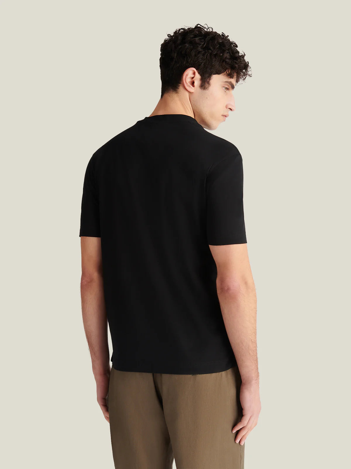 Peckham Rye Mercerised T Shirt - Black from DripModa