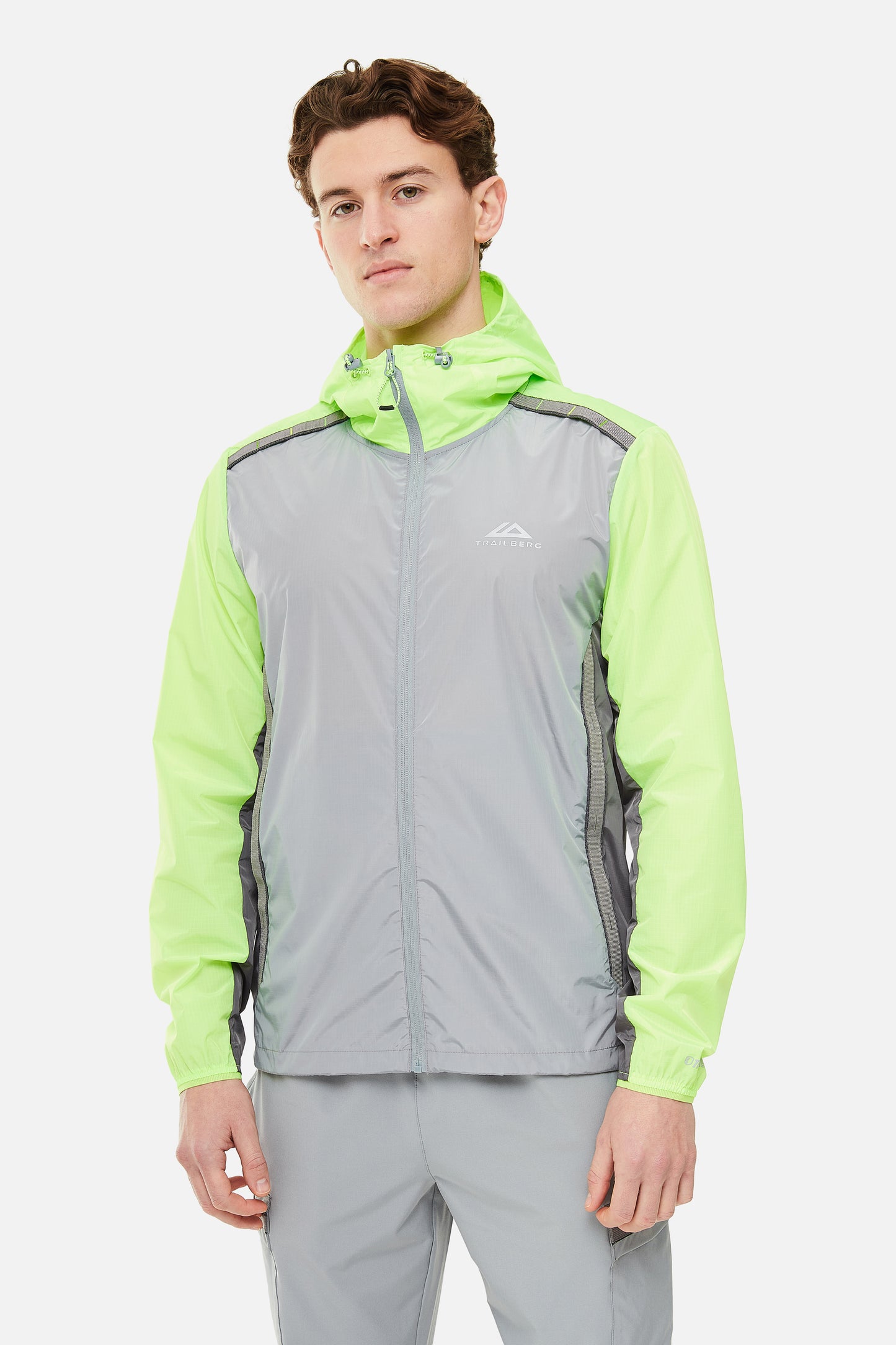 Trailberg Triathlon Jacket - Monument / Neon Lime