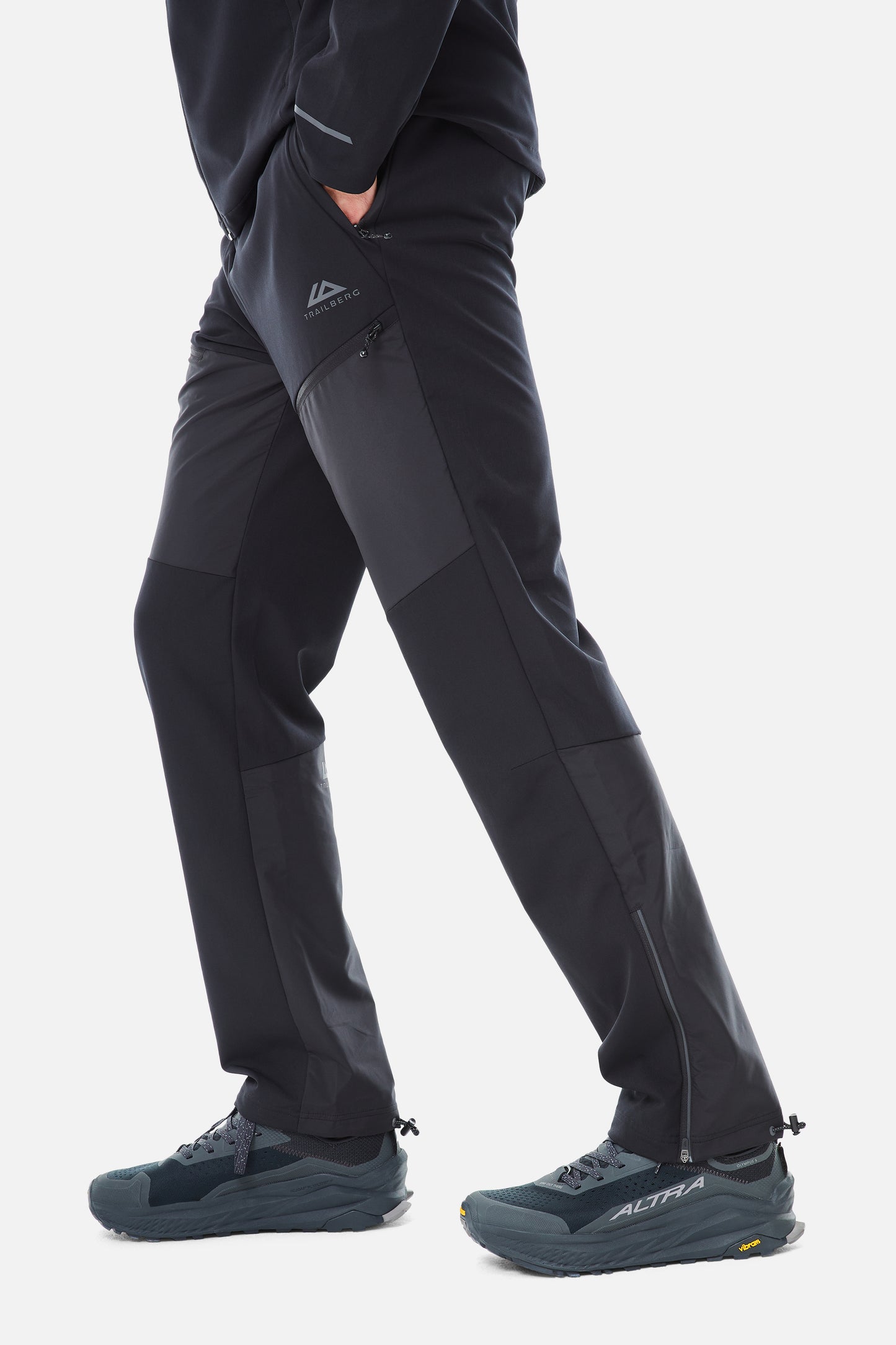 Trailberg Rhine 2.0 Black Hybrid Tracksuit - Jacket / Pant