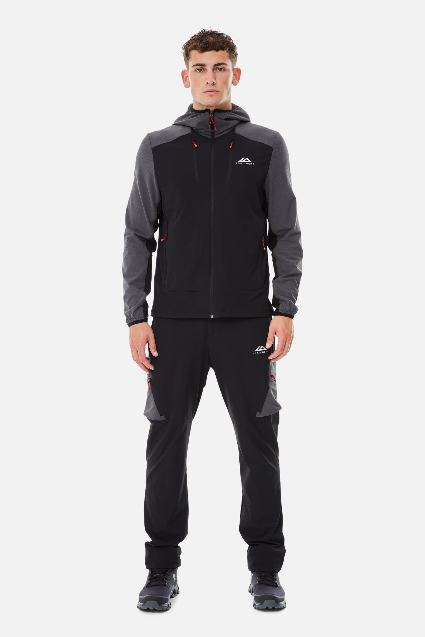 Trailberg Black / Grey Faltenjura Tracksuit - Jacket / Pant
