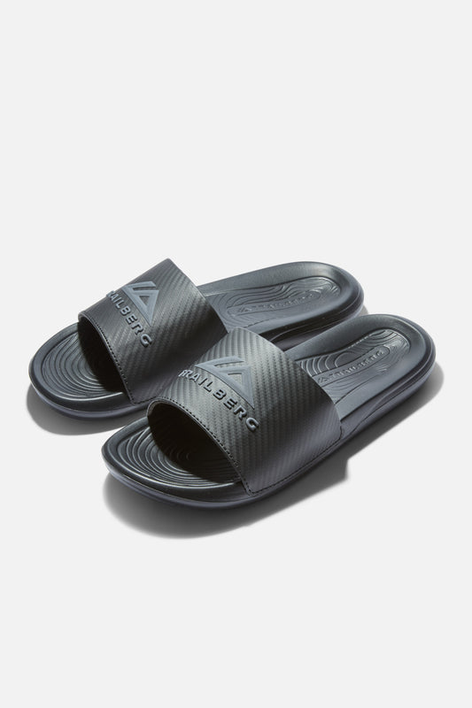 Trailberg Carbon Slides - Black / Volcano Grey