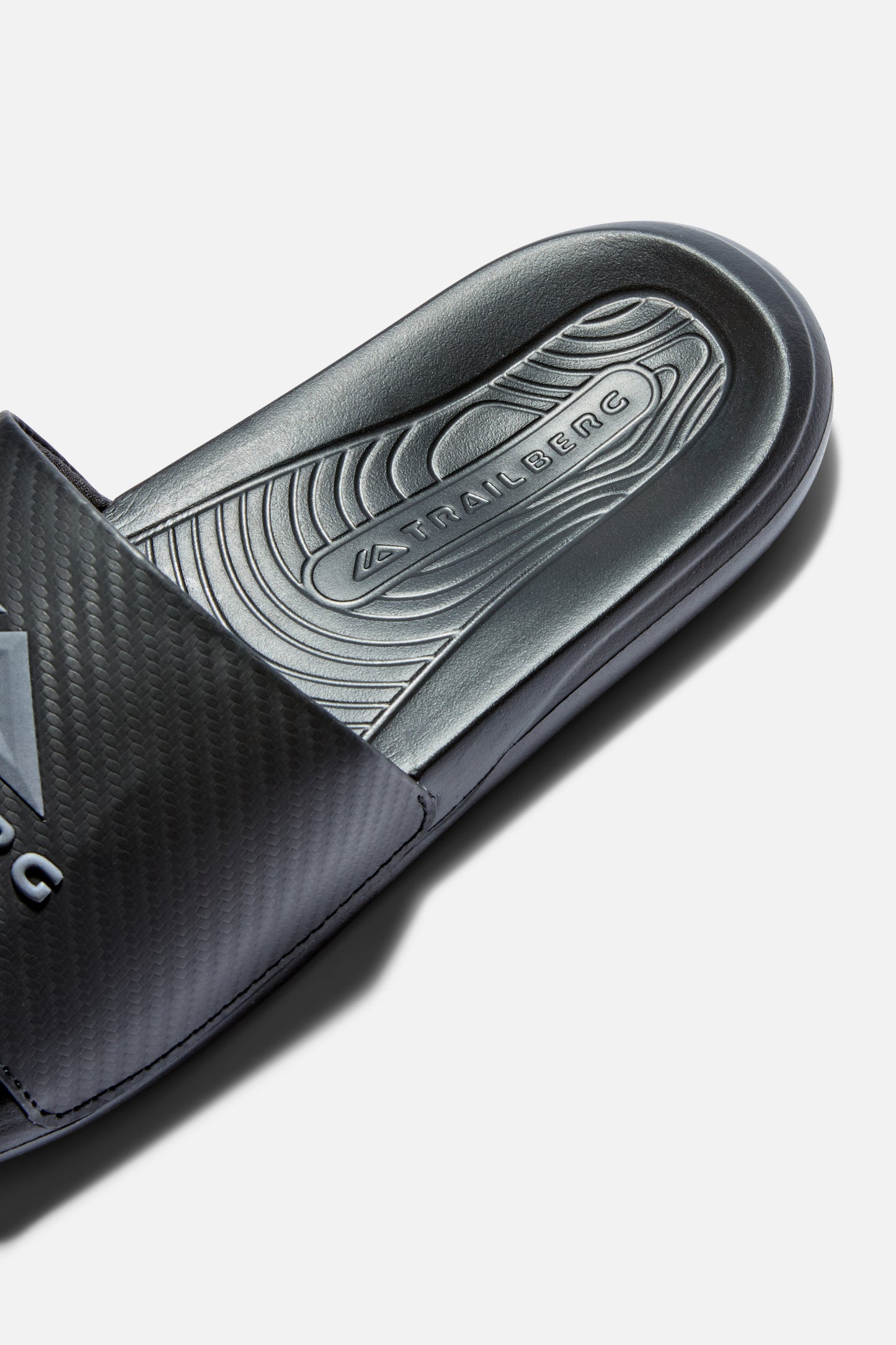 Trailberg Carbon Slides - Black / Volcano Grey